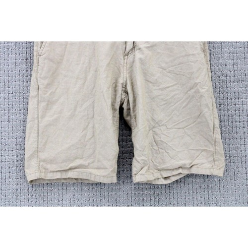 Oakley Shorts Mens Size 32 Beige Regular Fit Outdoor Flat Front Hiking Y2k - Picture 3 of 7