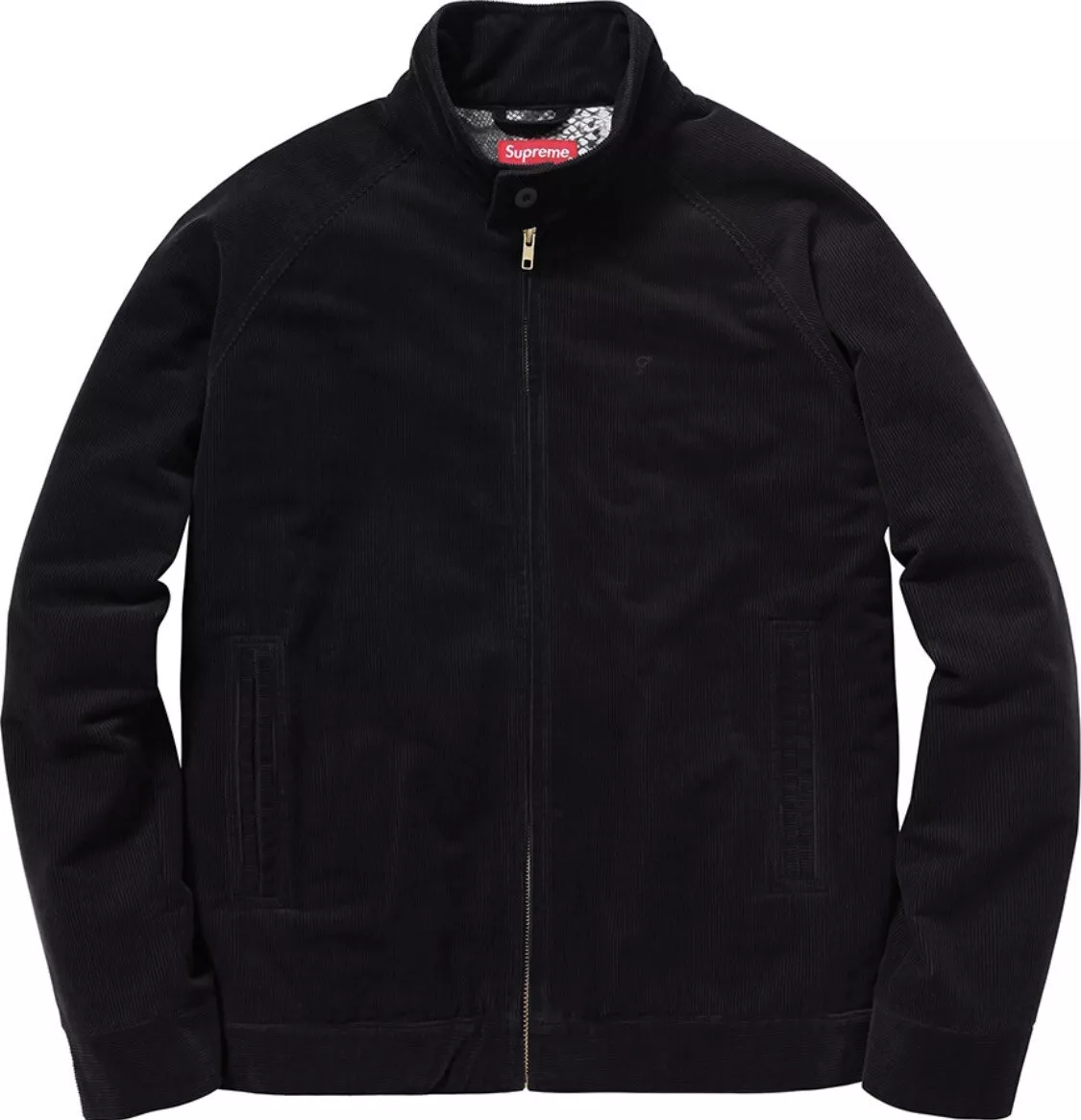 Veste noire Supreme FW14 Harrington