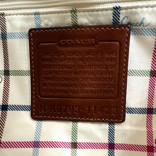 Coach 11423 Old Shoulder Bag Bleecker Bucket Duffle Sack Leather Brown Vintage - Picture 8 of 8