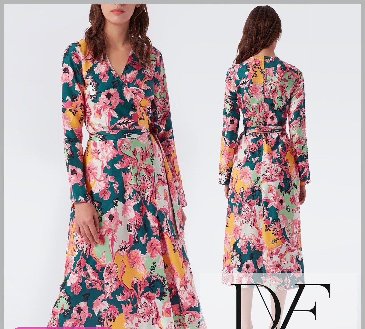 Floral Print Dvf Tilly Dress DIANE VON FURSTENBERG Tilly Floral