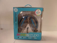 JLab Audio - JBuddies Studio Wired Over-the-Ear Headphones - Gray/Blue