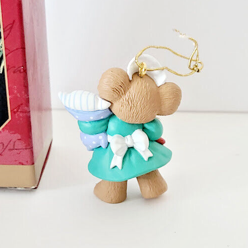 Hallmark Keepsake NURSE Mouse Bear Cat Ornaments Lot 4 1990s - Picture 4 of 14