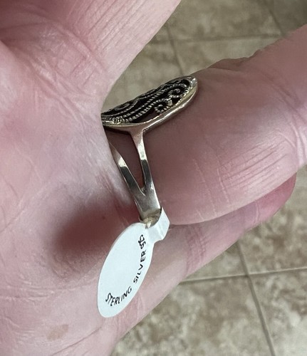 Sterling Silver 925 Open Work Butterfly Ring Size 8. Weighs 5g. - Picture 2 of 7