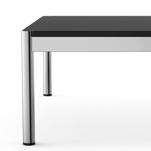 USM Haller Style Modern Metal Wood Coffee Table Square Tea Table Living Room - Picture 27 of 33