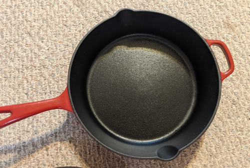 Cuisinart Cast Iron 12" Chicken Fryer CI45-30 - RED - Picture 3 of 6