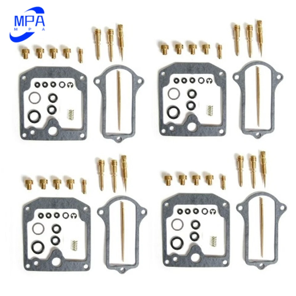 Kit de reparación de reconstrucción de 4 carburadores para Kawasaki KZ650 KZ900A/B 1976-1978 Foto 2 de 4