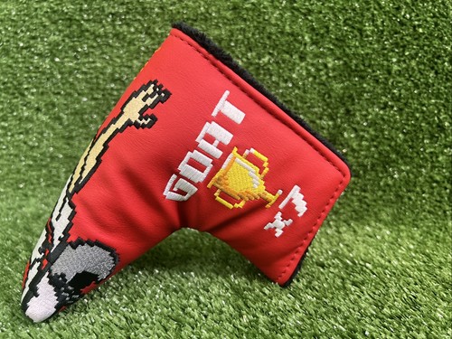 SWAG Golf GOAT X7 Putter Cover Blade NOOB Red Tom Brady Football - Picture 3 of 6