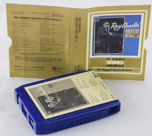 Ray Charles Greatest Hits Volume 2, rare UK eight-track cartridge 8X-SSL 10241 - Picture 1 of 2