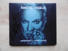Nino de Angelo 2x autographs signed CD case + booklet "blessed & cursed"
