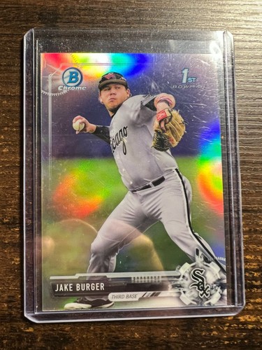 A111,366 - 2017 Bowman Chrome Draft Refractors #BDC177 Jake Burger - Picture 1 of 1