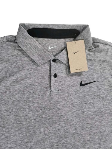 Nike Dri-FIT Tour Golf Polo Men’s Size Small DV3123-010 Grey - Picture 3 of 11