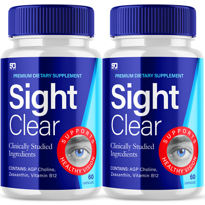 Sight Clear - Support Healthy Eye Vision for Clarity & Focus (2 Pack)