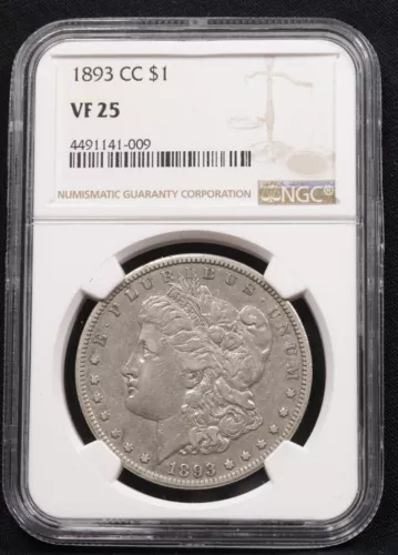 NGC 1893-CC Morgan Dollar VF25 #4491141-009