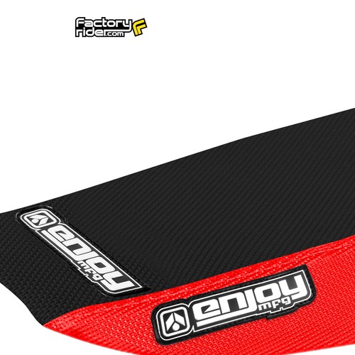 1996 - 2004 HONDA XR 400 R SEAT COVER by Enjoy MFG RED & BLACK GRIPPER #145 - Picture 2 of 3