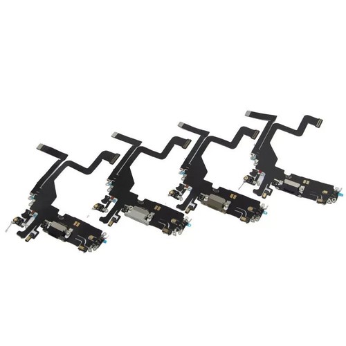 For iPhone 11 12 13 14 15 Mini Pro Max Charging Port Charger Dock Mic Flex Cable - Picture 36 of 41