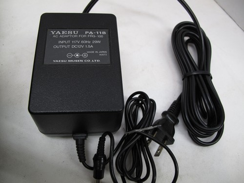 YAESU FRG-100 COMMUNICATIONS RECEIVER WITH YAESU PA 11B POWER SUPPLY - Zdjęcie 3 z 11