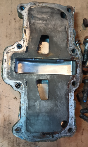 Honda CB450 CL450 front rear cylinder head valve cover crankcase breather top - Picture 7 of 7