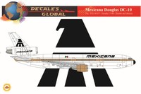 1/144 Scale Decals Mexicana Dc-10 1/144 Scale Decals Mexicana Dc-10