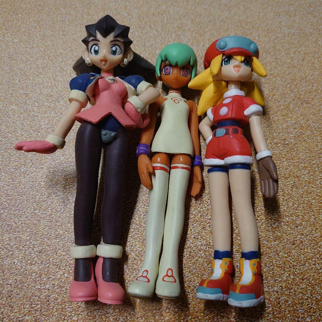 MegaHouse - ひろみん。  Megaman Rockman DASH Girls Figure 3p set Roll Sera Tron