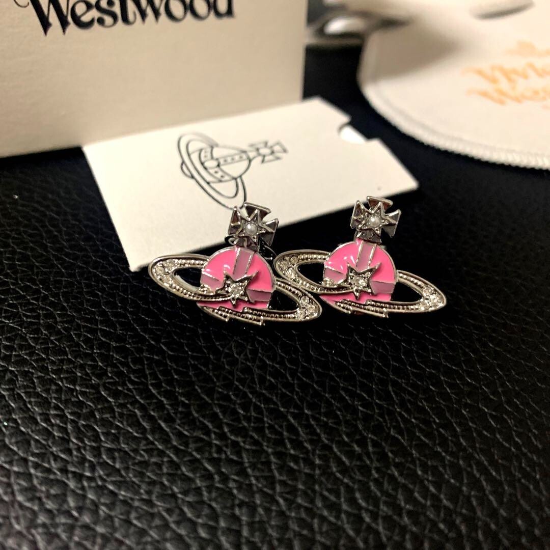 New Vivienne Westwood shooting star orb Earrings extremely New Vivienne Westwood shooting star orb Earrings extremely