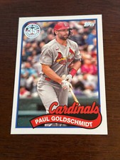 2024 Topps Series 1 Paul GoldSchmidt Cardinals 1989 35th Anniversary #89B-18