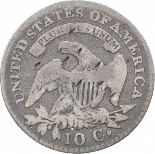 1823 Capped Bust Dime *9333 - Picture 2 of 3