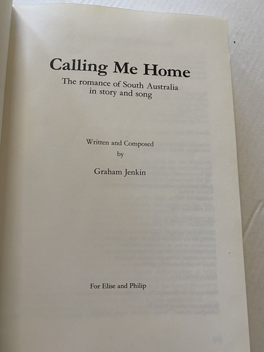 Calling Me Home Paperback SA Story Song Paperback Graham Jenkin 1989 Ex Lib - Picture 10 of 11