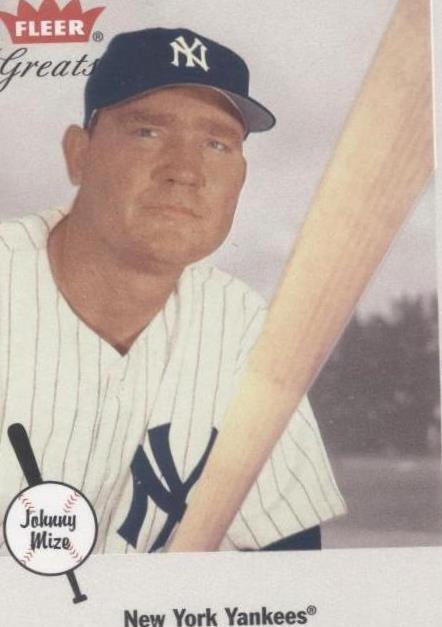 2002 Fleer Greats - Johnny Mize #12 - 1 of 1