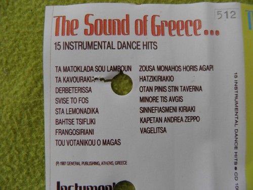 The Sound Of Greece - 15 Instrumental Dance Hits - Greek - RARE USA Cassette - Picture 2 of 2