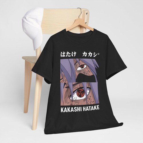 Kakashi T-Shirt Naruto Madara Sasuke Itachi Uchiha Anime Unisex Tee Shirt Manga - Picture 13 of 20