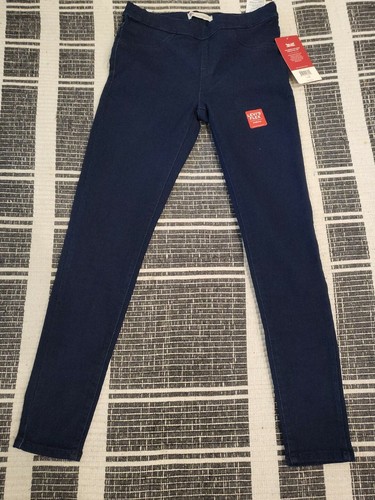  Girls Levis Pull-On Jeggings Navy Blue size 14 NWT - Picture 2 of 2
