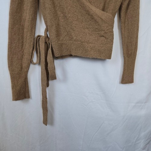 Maglione Everlane Donna Tan The Alpaca Wrap Manica Lunga Carriera Medium Academia - Foto 4 di 8