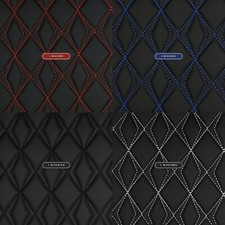 Vinyl Grain Quilted Faux Leather Upholstery Fabric  Butterfly 55" 4mm Foam