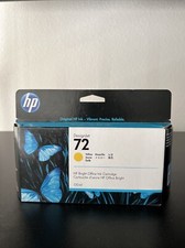 Genuine HP 72 (C9373A) Yellow Ink Cartridge, Date: Jul 2021