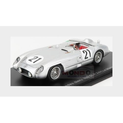 1:43 Spark Mercedes Benz 300 Slr 3.0L S8 #21 Le Mans 1955 Kling Simon S4735 Mode - Foto 2 di 2