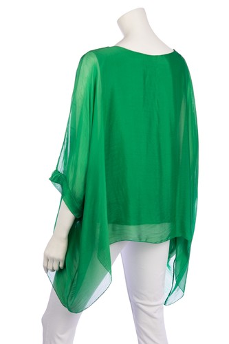 Única de seda para mujer made in italy mangas murciélago muchos colores 38 40 42 44 - Imagen 108 de 365