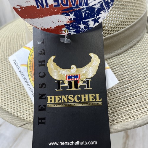Henschel Hat Co. USA color khaki & Brown Original Breezer Upf 50 Size S - Picture 6 of 9