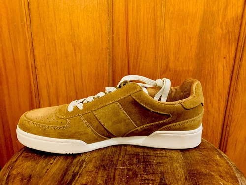 Polo Ralph Lauren Court PP-SK-ATH Zapatillas de gamuza con cordones Marrón Nuevo sin caja talla 9.5 - Imagen 6 de 8