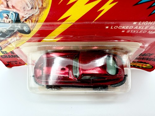 Vintage Johnny Lightning Topper 1969 BRIGHT RED Jaguar XKE Blister Pack BP NICE! - Picture 5 of 10