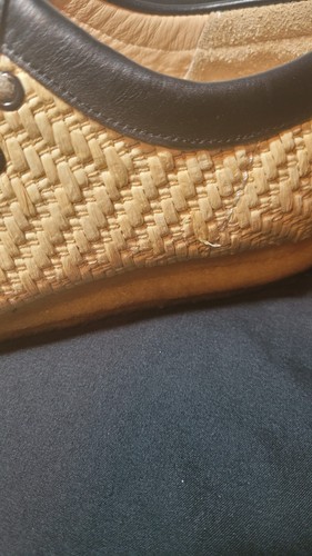 Clarks Wallabees 7 rafia natural usado - Imagen 7 de 11