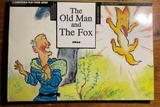 Kamishibai Old Man and Fox Japanese Story Telling Picture Cards English B2R1