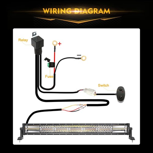 AUXBEAM 6Modes 30" White&Amber LED Light Bars for Truck Boat Jeep Pickup UTV ATV - Picture 11 of 12