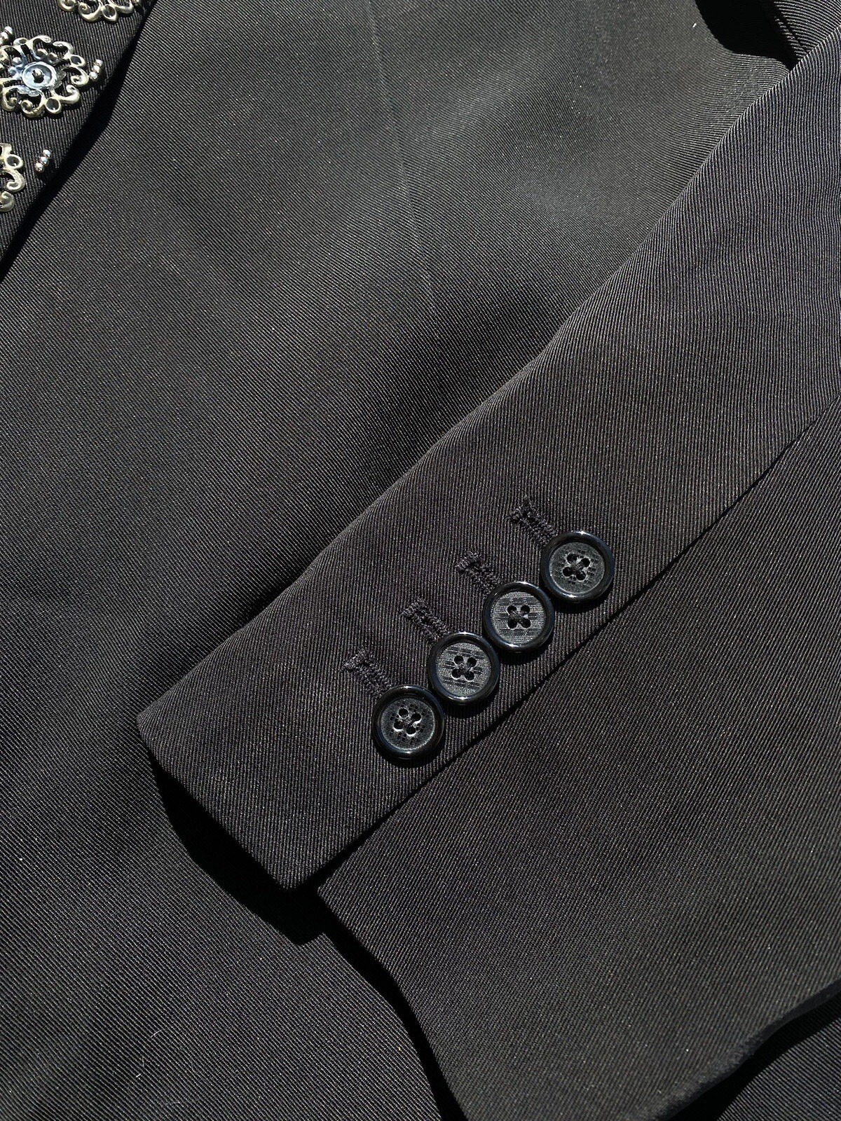 Rarissimo blazer con logo in metallo archivio KENZO HOMME