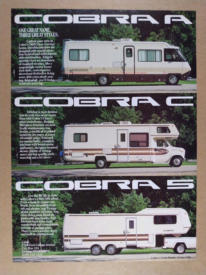 Cobra Recreational Vehicles 1965 Shelby Cobra Exacting Recreation Of