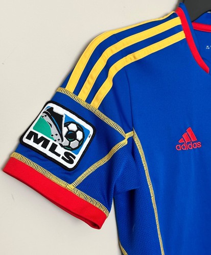 Colorado Rapids FC Fußball Trikot Jungen Größe Small (9-10) Adidas Shirt blau MLS - Bild 4 von 9
