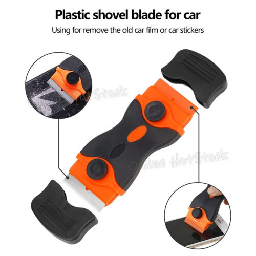 Car Window Tint Tools Kit Scraper Squeegee Film Tinting Vinyl Wrap Installation - Picture 4 of 10