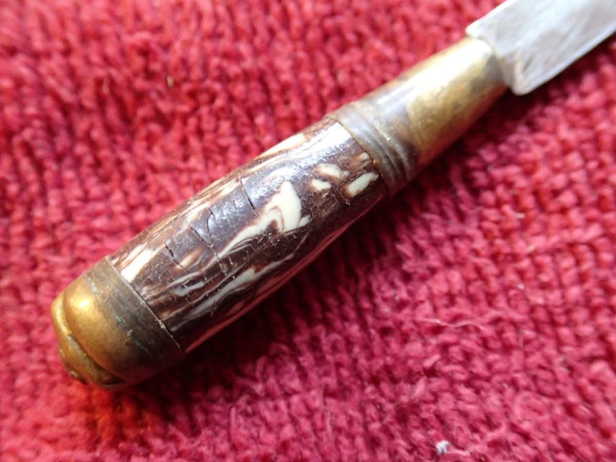 SMALL LITTLE VINTAGE 1940-s HANDMADE KNIFE PUUKKO FINLAND