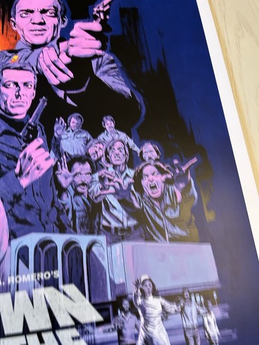 Dawn of the Dead 2024 Art Print Movie Poster Paul Mann - Picture 5 of 11
