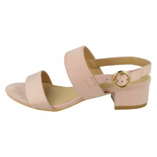 Damen Spot On 'F12014' Smart Riemchen-Sandalen niedriger Blockabsatz - Bild 7 von 41