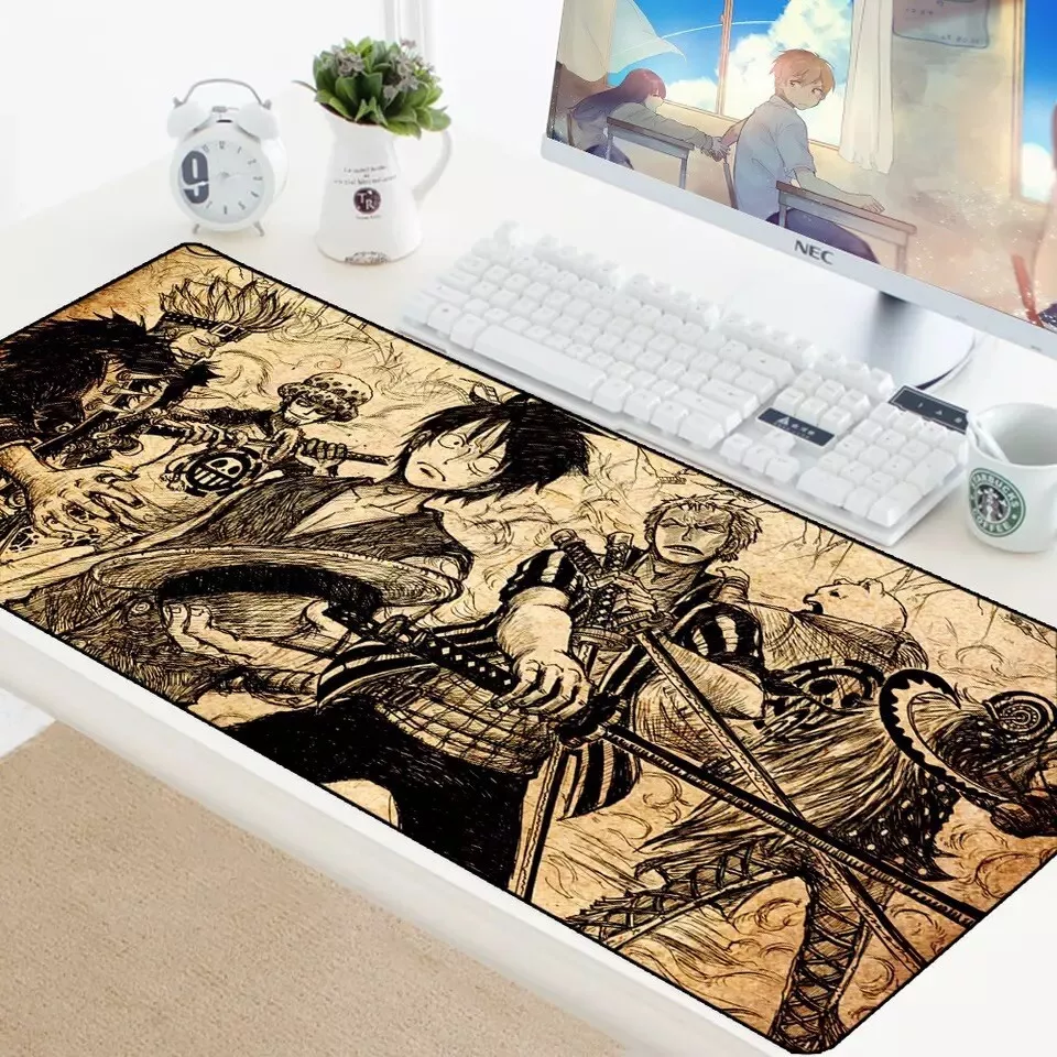 70x30CM Anime One Piece Large Mouse Pad Mat Gaming Mousepad Anti